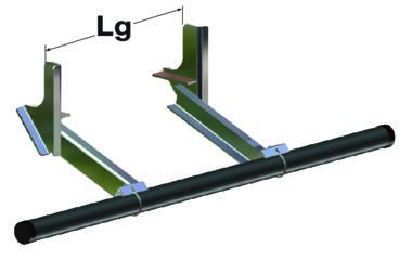 BAE R58-02 / EU2015/208 Fixe inclinée tube rond Ø100