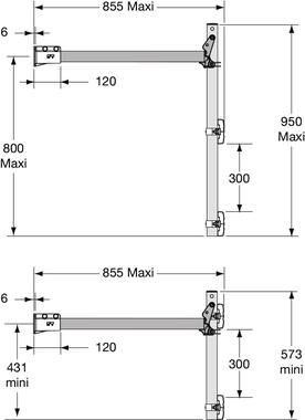 Kit soporte articulado, PCB, tubos galvanizados y placa acero galvanizado (2)
