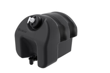 SQUARE Water tank black plastic 18L (4)