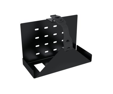 BOX - Support en acier peinture noire pour 2 cales de roue ORIGAMY E53