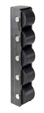 Butoir vertical à 5 rouleaux cylindriques BUT-ROLL V5-80