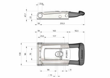 FURGOCAR TORSEO 22 SH-XIR PUSH external handle (2)