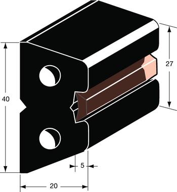 Profil protection PVC semi-rigide noir (1)