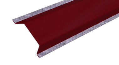 Red padding profile, galvanized steel