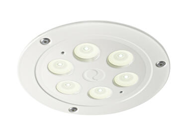 IRIZIUM AR 1000 White recessed 6 led aluminium ceiling light