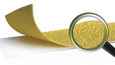 TBSafe 10 - Rouleau antidérapant autoadhésif jaune largeur 40 mmx2,5m