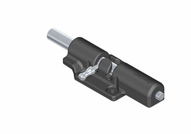 Spring loaded bolt for partition wall (1)