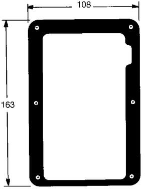 Rubber gasket for 2141203 2141204 and 2141205