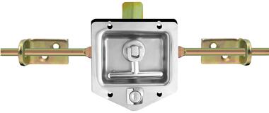Stainless steel paddle lock, key operated