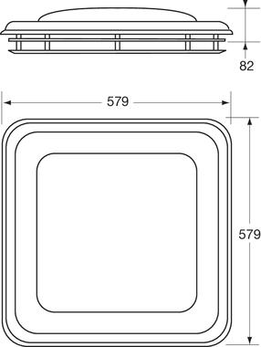 Aérateur de toit en ABS polycarbonate (2)